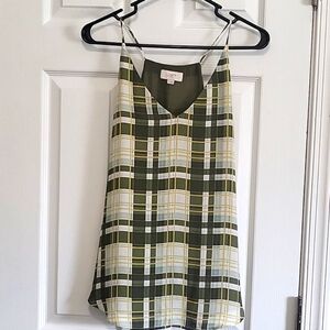 LOFT plaid blouse